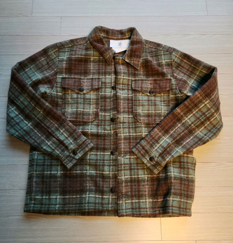 더블알엘 울 블렌드 오버셔츠 XL RRL--1