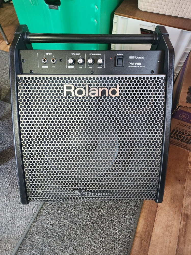드럼 Roland PM-200 엠프 팝니다.(전자드럼,드럼모니터)--0