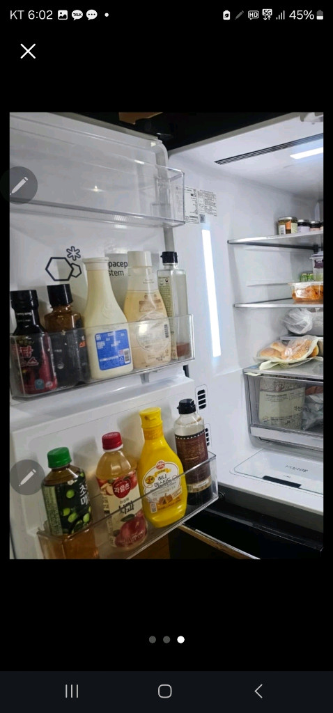 LG DIOS 얼음정수기 냉장고 이미지