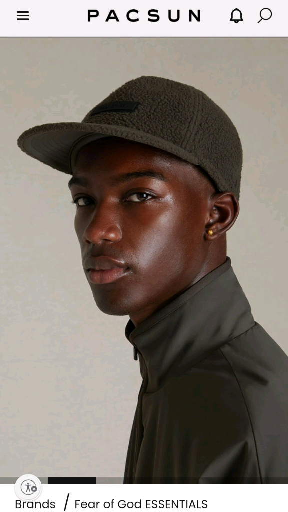 피오갓 에센셜 플리스 야구 모자 (잉크색, 새제품)--5