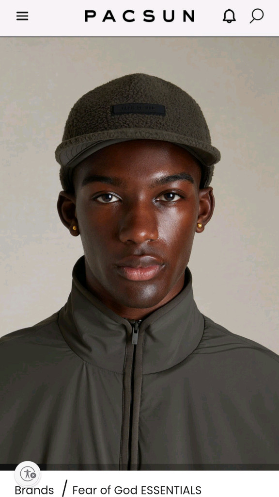 피오갓 에센셜 플리스 야구 모자 (잉크색, 새제품)--6