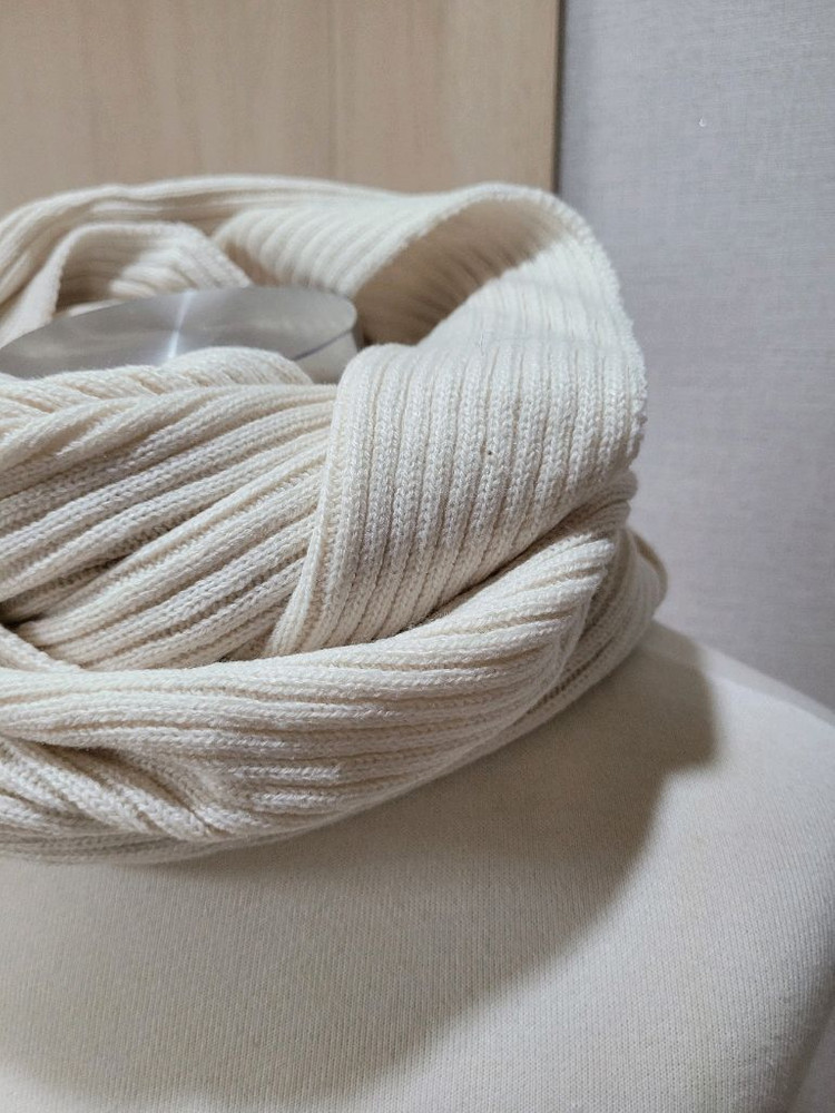 몰리Mouli 니트 넥워머 아이보리--3