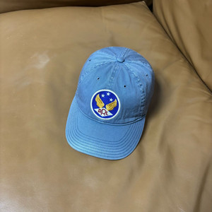 RRL 더블알엘 랄프로렌 폴로 윙로고 6패널 볼캡 모자 미드나잇 블루