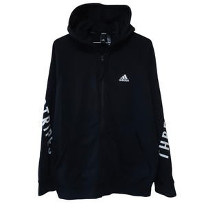 아디다스 후드집업 블랙 95-100 트레이닝