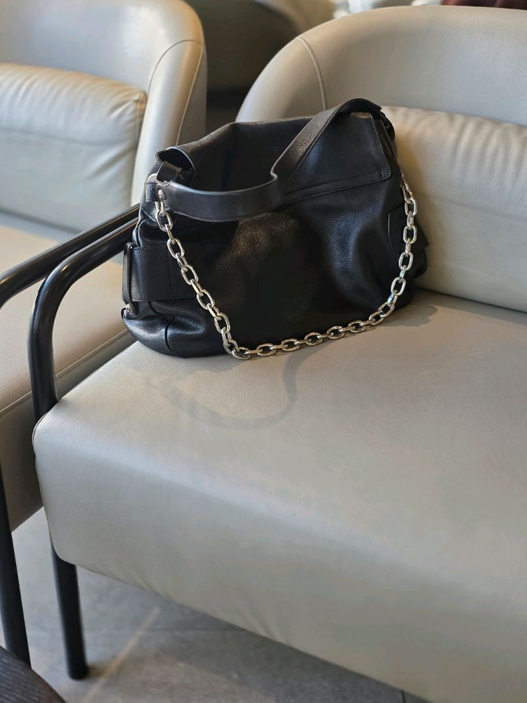 [정품]Salvatore Ferragamo Gancini Leather--1