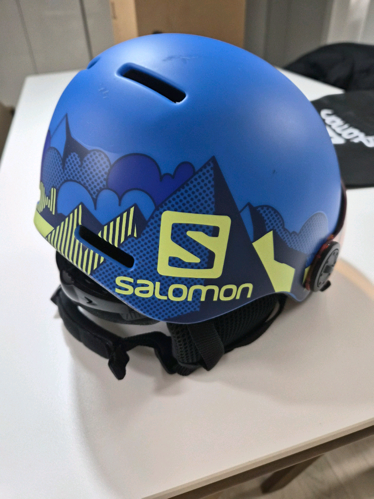 살로몬 키즈 스키 바이저 헬멧 M--1