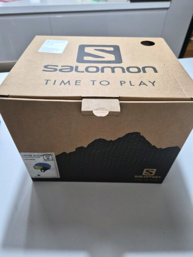 살로몬 키즈 스키 바이저 헬멧 M--7