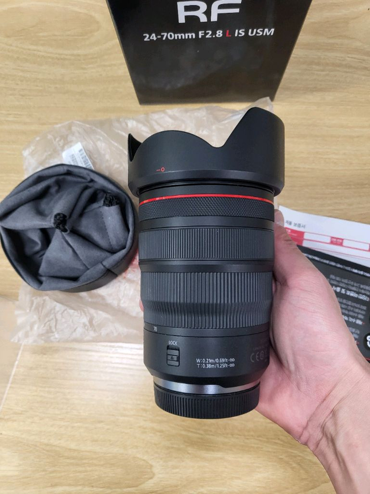 캐논rf24-70 알계륵 민트급 렌즈판매합니다--1