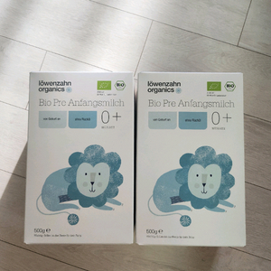 뢰벤짠 유기농 프리미엄 분유 0+ 2개