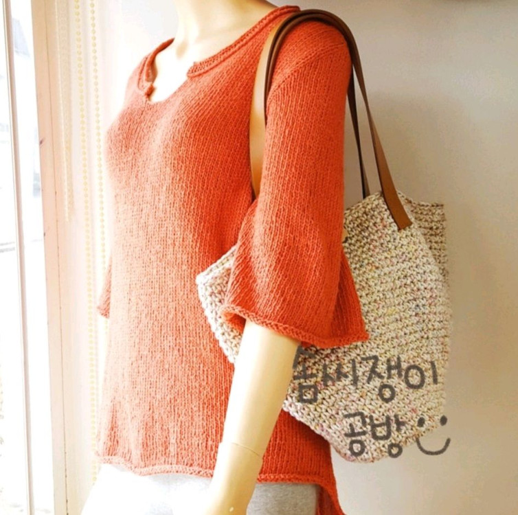 세하선 볼라레 창포 면사 스윗 플래그 코튼 혼방 뜨개실 털실 여름실 여름옷실 아기옷 가방 소품 이미지