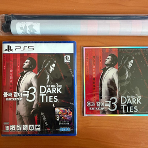 PS5 용과같이 극3 코드 미사용, 태피스트리 포함 판매합니다.