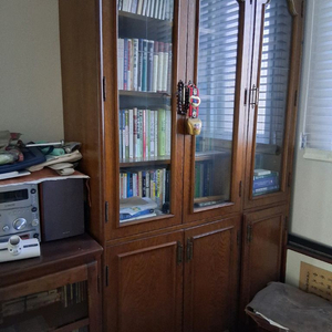 라자가구 장식장겸책장