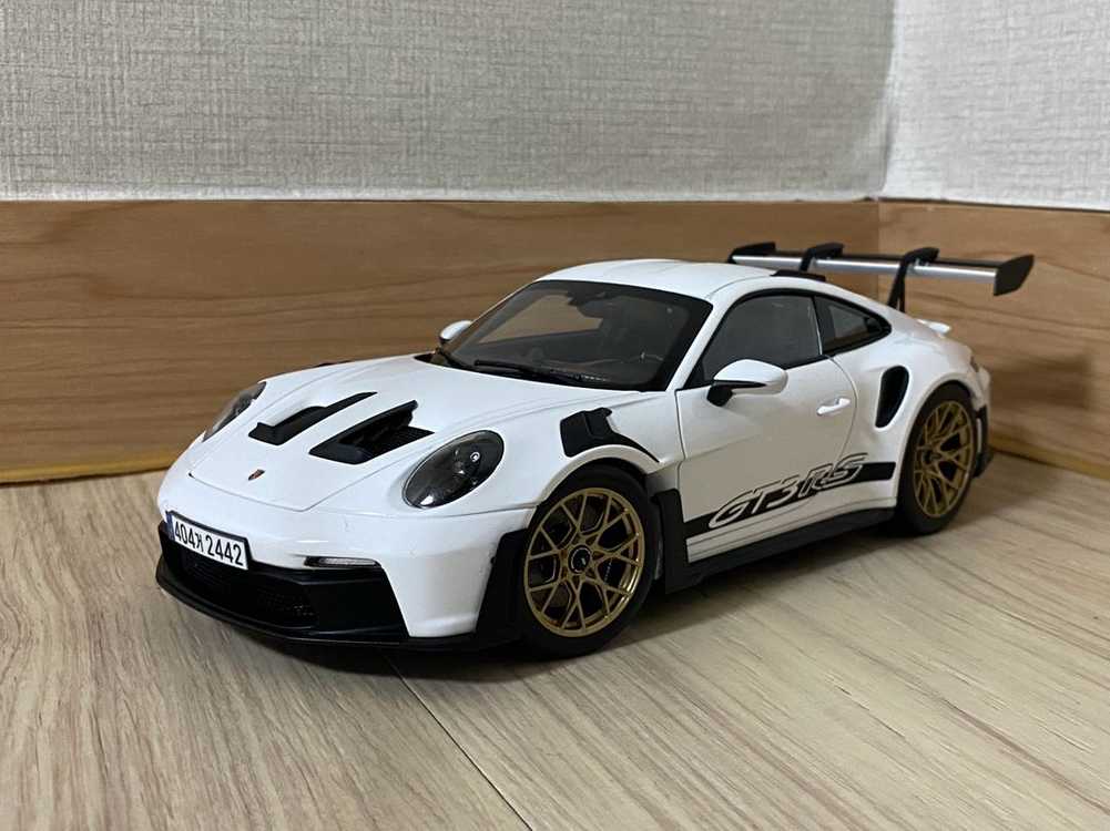 1:18 노레브 포르쉐 992 gt3 rs (911) 다이캐스트--0