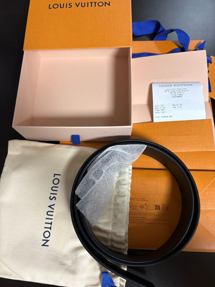 루이비통 런던26.2구입 남성 벨트--1