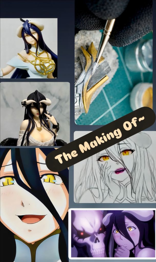 오버로드 알베도 리페인트 리얼 도색 피규어 룩업 레진 미시 리페인팅 동탄 섹시 한정판 스태츄 이미지