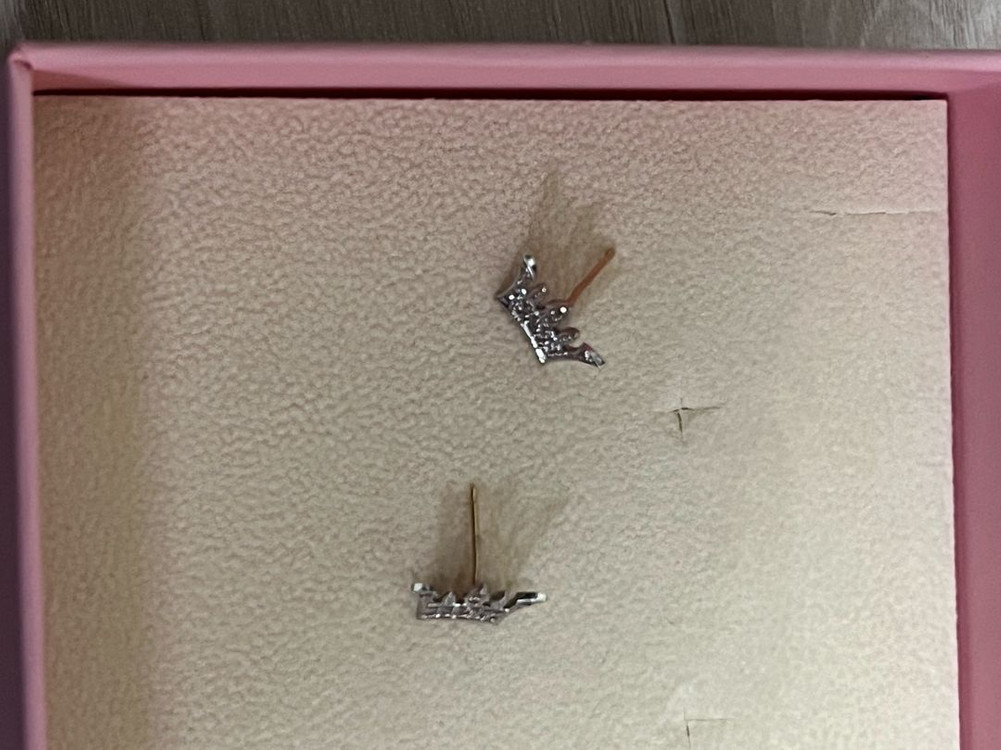 14k제이에스티나 목걸이+14k귀걸이(2.7g 금값)--5