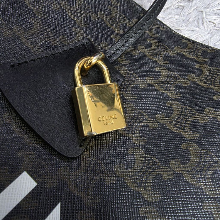 [클로젯][L][이너백 구성]셀린느 버티컬 카바스백 라지 토트백--3