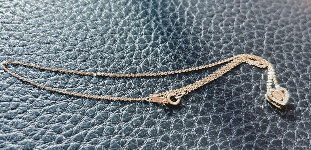 미니골드 14K 하트(love)목걸이 길이 42cm--2