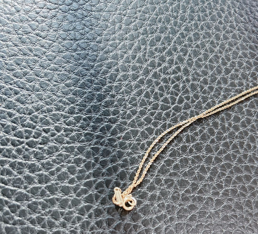 미니골드 14K 하트(love)목걸이 길이 42cm--3