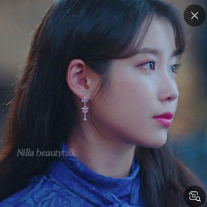 아이유 윙블링 꽃이피는날 귀걸이 로즈골드 이미지