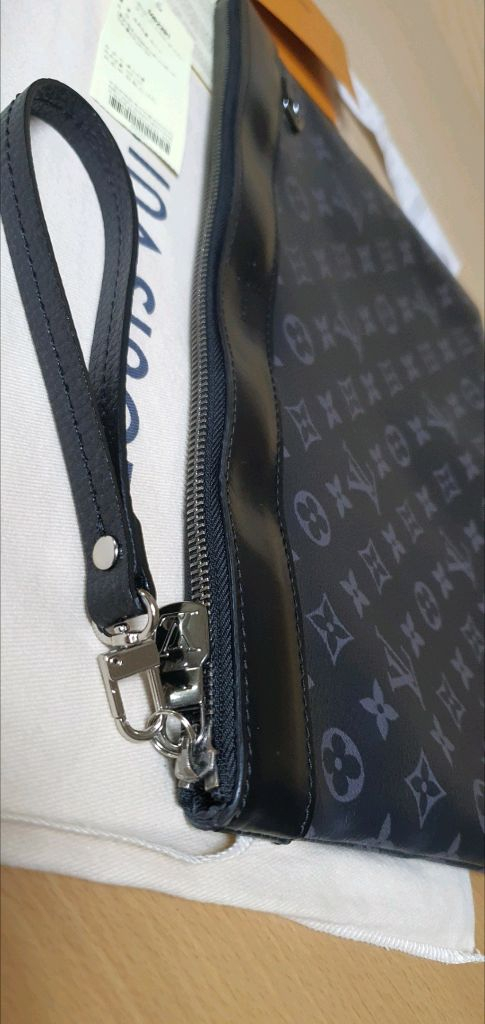 루이비통 이클립스 클러치/클러치백 정품S급(영수증O)구찌프라다루이비통디올고야드샤넬셀린느보테가생로랑버버리발렌시아가가방--3