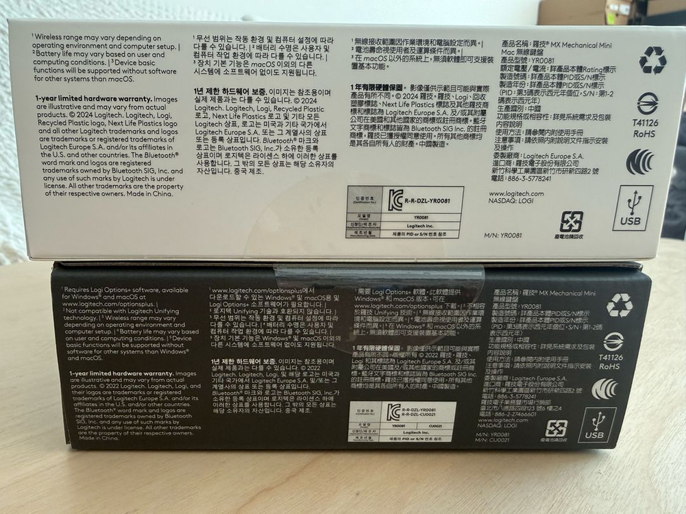 로지텍코리아 MX MECHANICAL MINI for mac 화이트--3