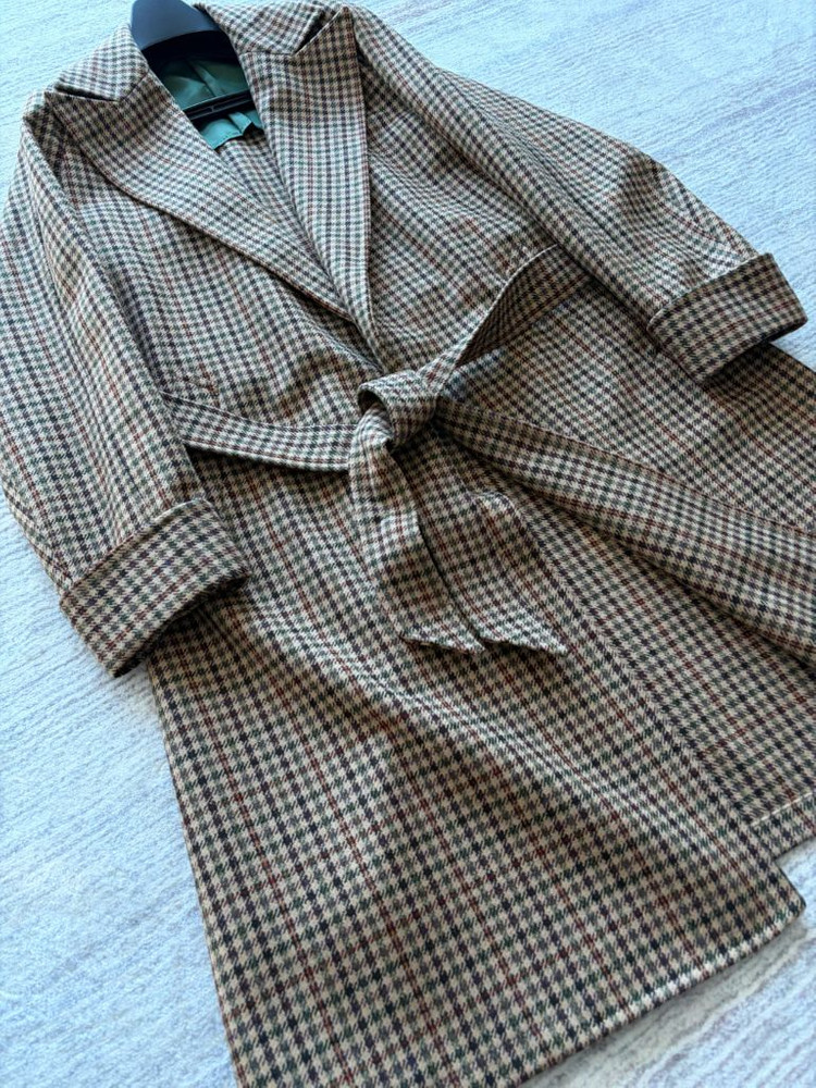 새상품 링자켓 명작 로밧 원단 발마칸 로브 코트 Japan made--4