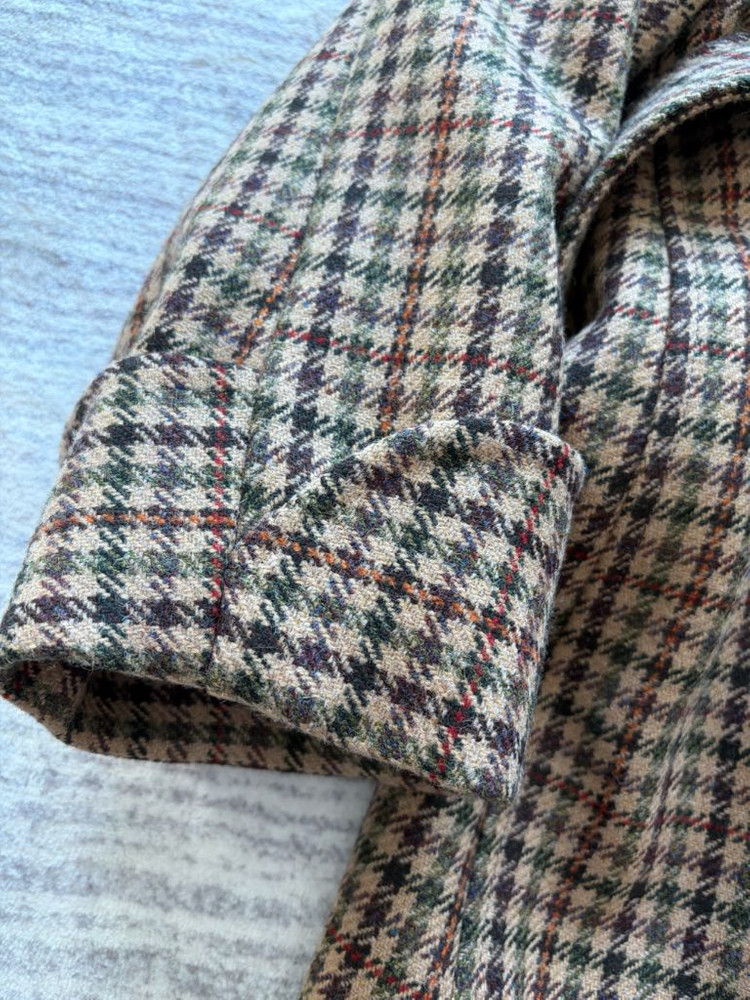 새상품 링자켓 명작 로밧 원단 발마칸 로브 코트 Japan made--7