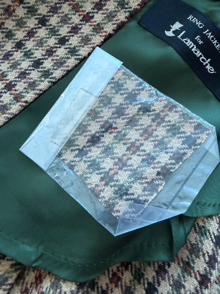 새상품 링자켓 명작 로밧 원단 발마칸 로브 코트 Japan made--9