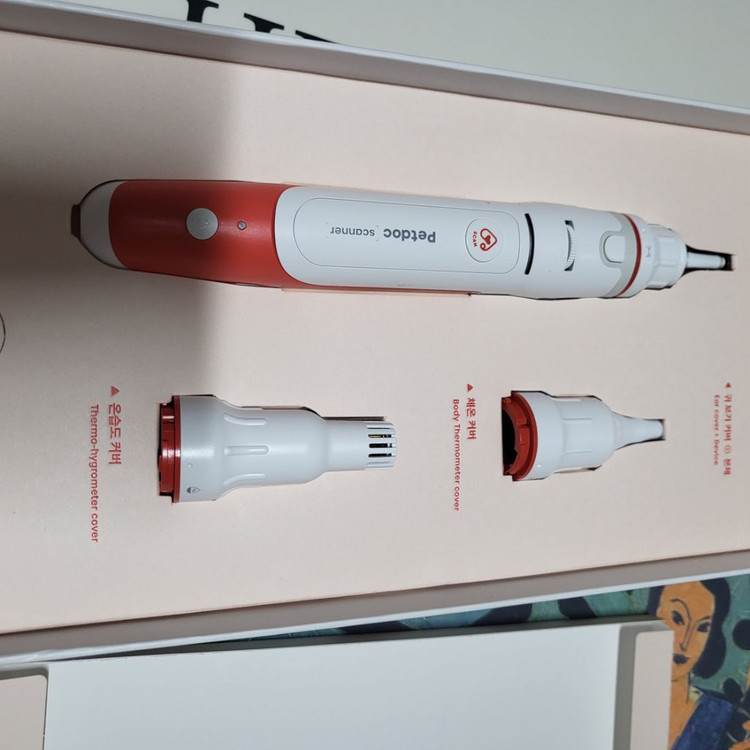 펫닥 펫토이 스캐너( 체온계.온습도.귀보기) 반려동물용--2