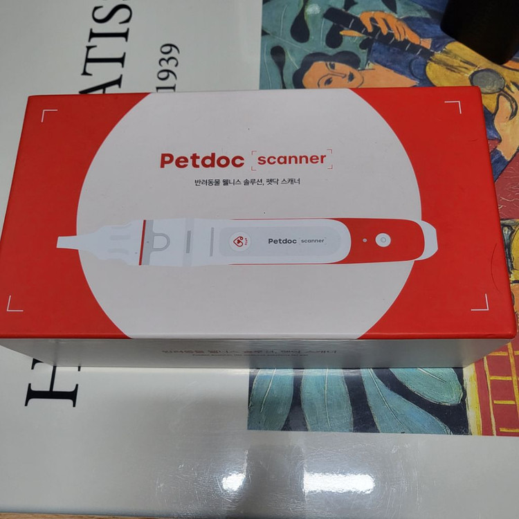 펫닥 펫토이 스캐너( 체온계.온습도.귀보기) 반려동물용--6
