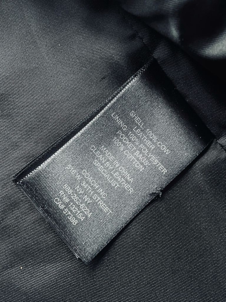 코치 블랙 그레인레더 카우하이드 가죽 자켓--7