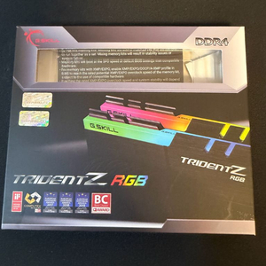 램 G.Skill Trident Z RGB DDR4 32GB(16x2) 3600MHz