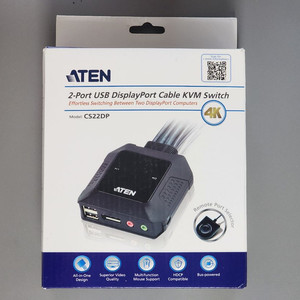 ATEN CS22DP DP KVM스위치 / 새제품