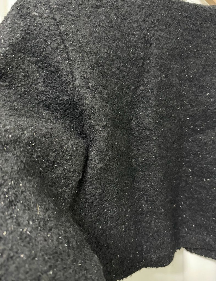 블랙 트위드 크롭 자켓 이미지