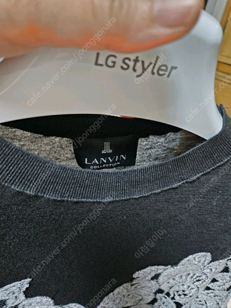 (랑방)레이스 블라우스 티 팔아요--2