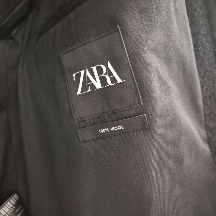 자라 ZARA 부클 텍스처 울 점퍼 S--3