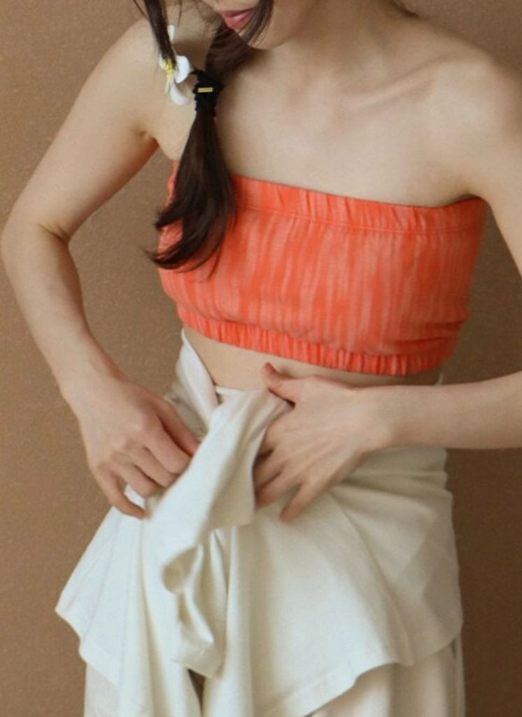 에스라티 튜브탑 요가탑 요가복 필라테스 운동복--3