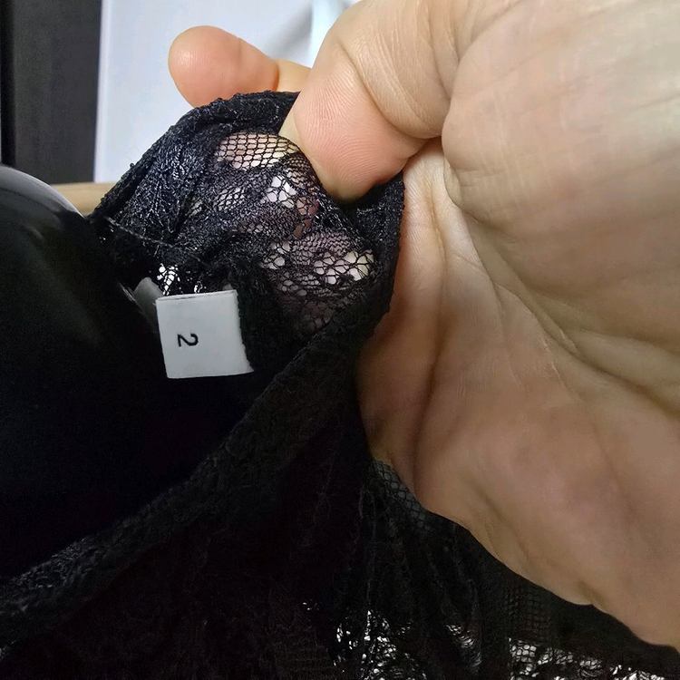 산드로 블랙 도트 원피스2사이즈--5