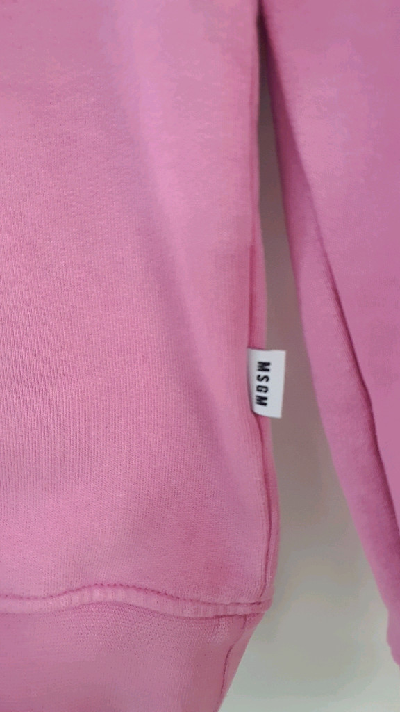 MSGM 키즈 기모후드 12y(핑크)--2