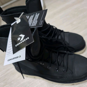 컨버스 척 70 러기드 부츠 워터프루프 레더 블랙 A14190C