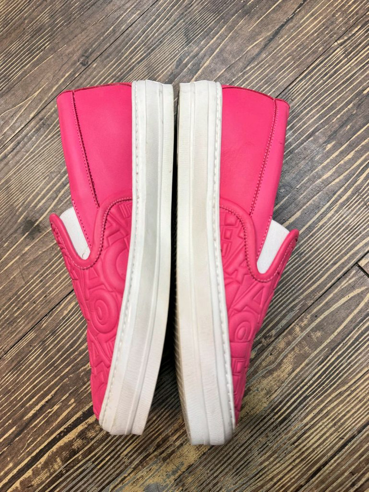 페라가모 엠보 핑크 슬립온 (245~250)--2