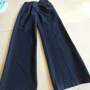 타임 네이비 와이드 팬츠