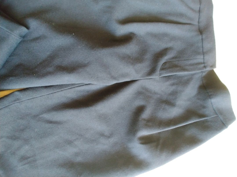 타임 네이비 와이드 팬츠--1