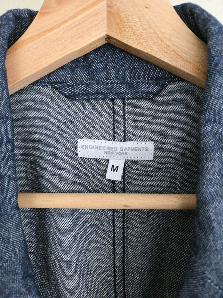 [M] 상태최상, 엔지니어드가먼츠 데님 베드포드 자켓--1