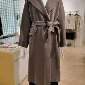 주크 캐시미어 후드넥 코트 이미지