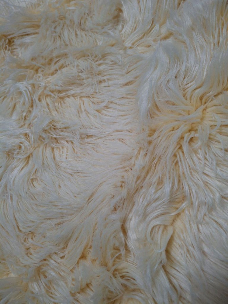 하트 모양 퍼 카페트,10590,장모털러그,하트러그,퍼러그,하트 털 러그 베이지,발매트,카펫,인조털 이미지