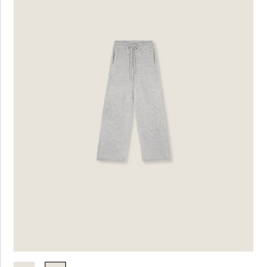 르플레인 캐시미어 니트 팬츠 (숏/그레이)