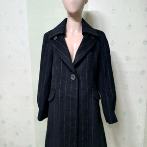 55,스트라이프 코트,모직코트,특이한옷,울코트,반코트,원피스코트 이미지