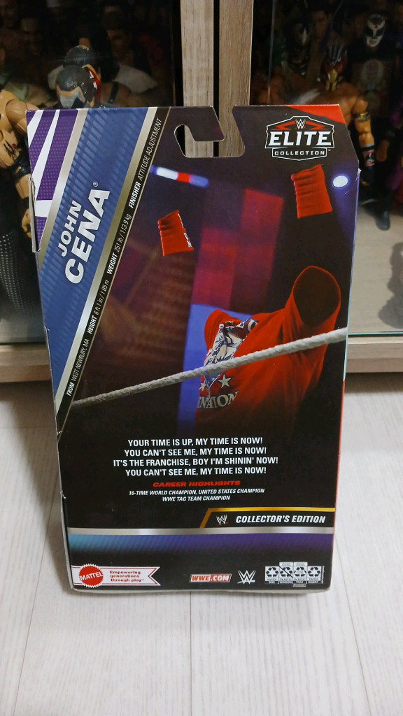 WWE피규어 엘리트 투명존시나 팝니다.--1